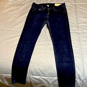 Rag & Bone skinny denim capris